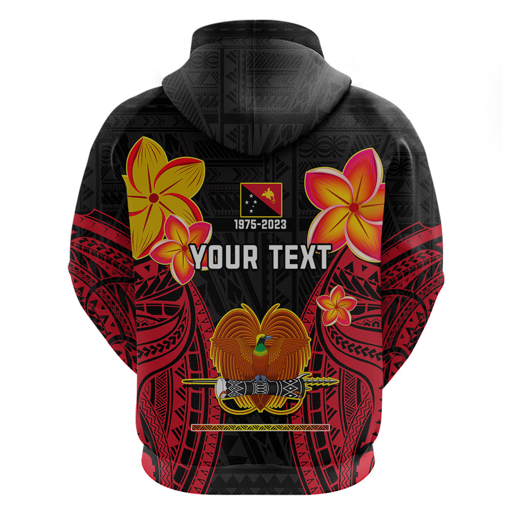 Personalised Independence PNG Hoodie Papua New Guinea Since 1975 LT14