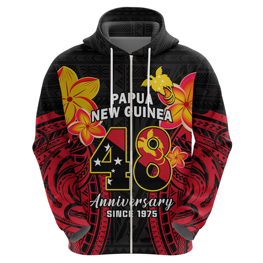 Personalised Independence PNG Hoodie Papua New Guinea Since 1975 LT14