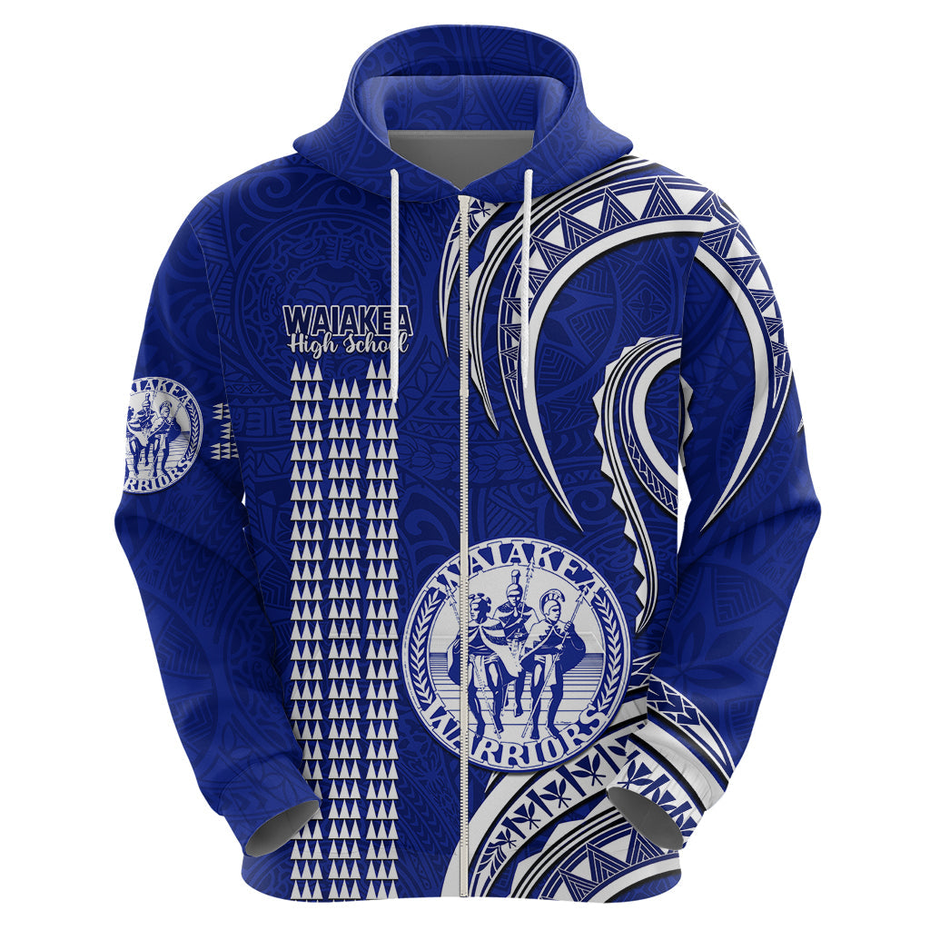 Hawaii Waiakea High School Hoodie Polynesian Kakau Pattern LT14