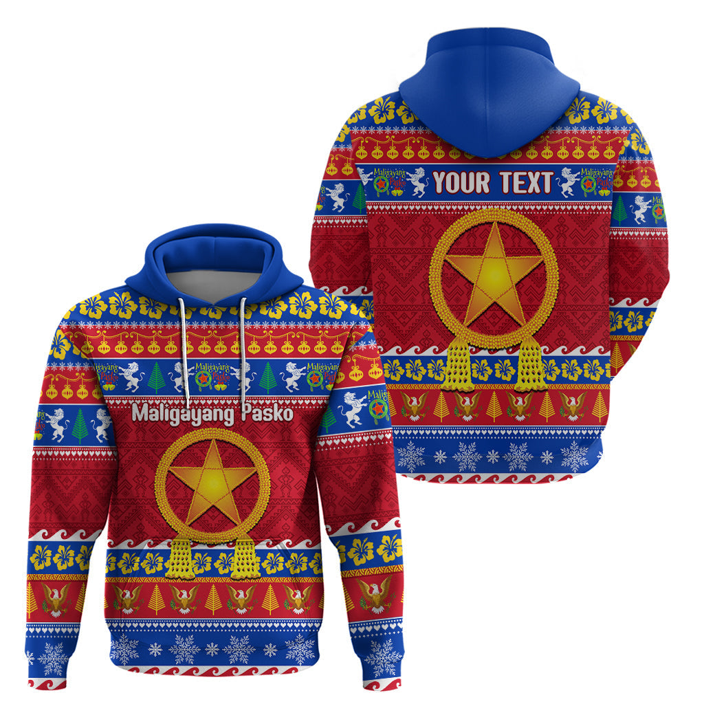 Custom Philippines Christmas Hoodie Filipino Parol Maligayang Pasko LT14