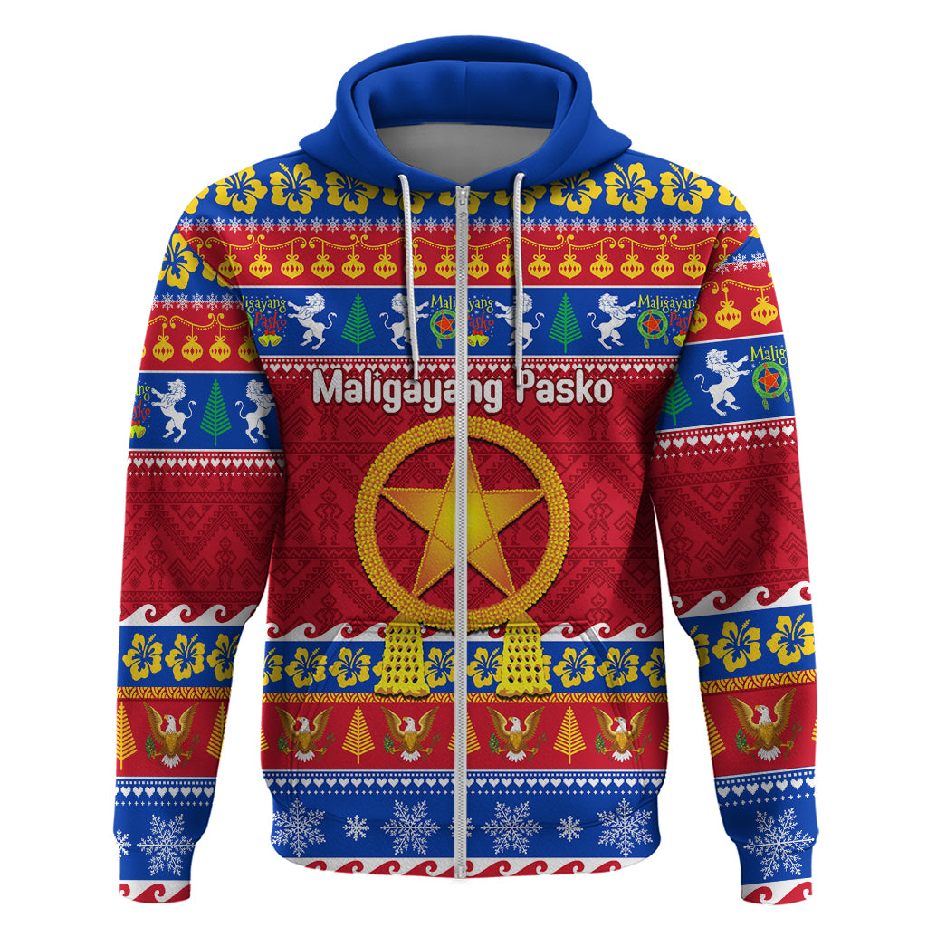 Custom Philippines Christmas Hoodie Filipino Parol Maligayang Pasko LT14