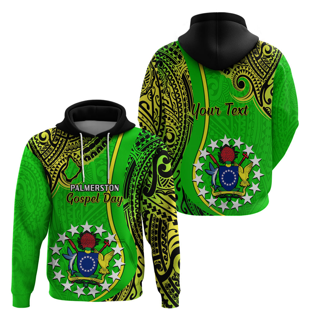 Personalised 25 May Palmerston Island Gospel Day Hoodie Cook Islands Tribal Pattern LT14