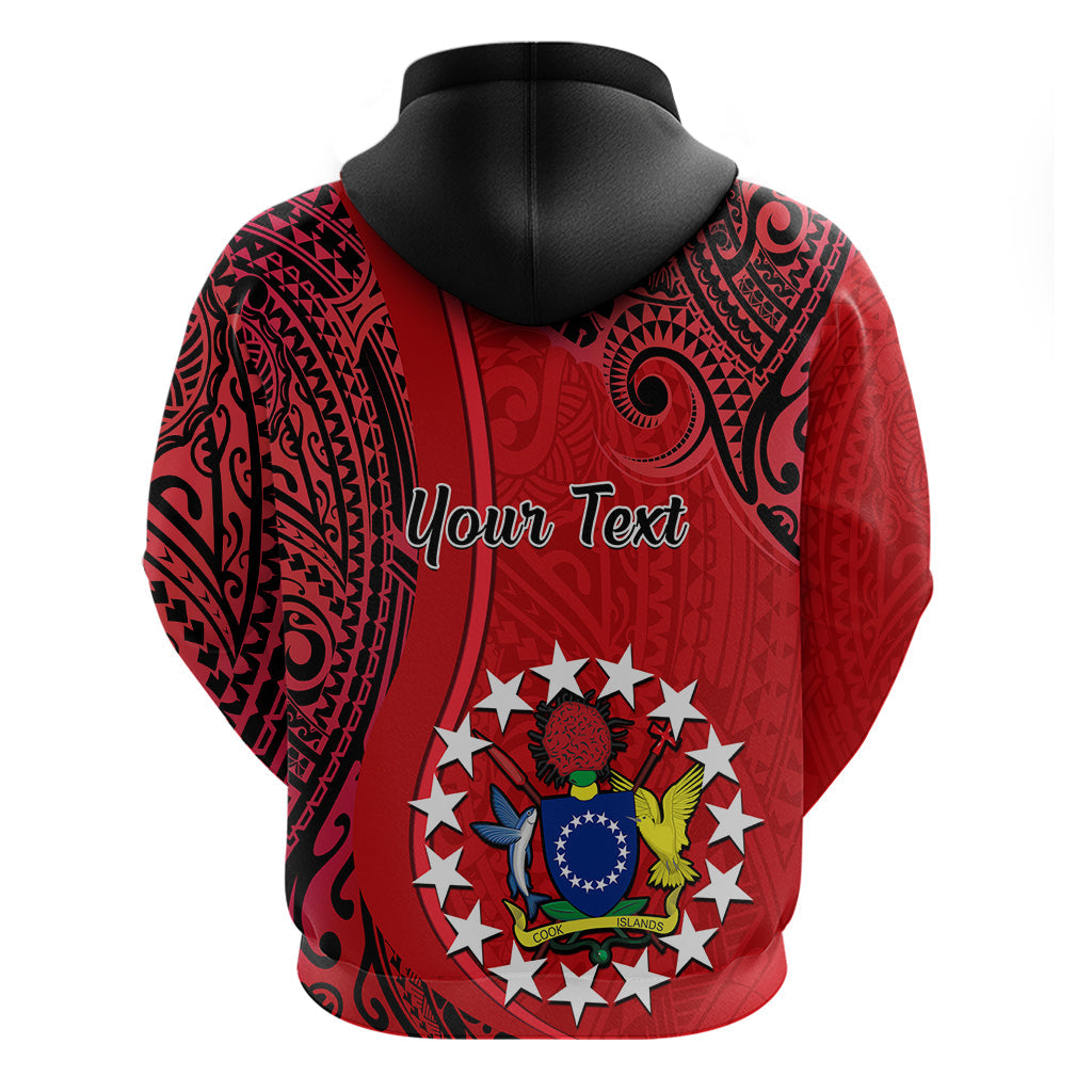 Personalised 20 July Atiu Island Gospel Day Hoodie Cook Islands Tribal Pattern LT14