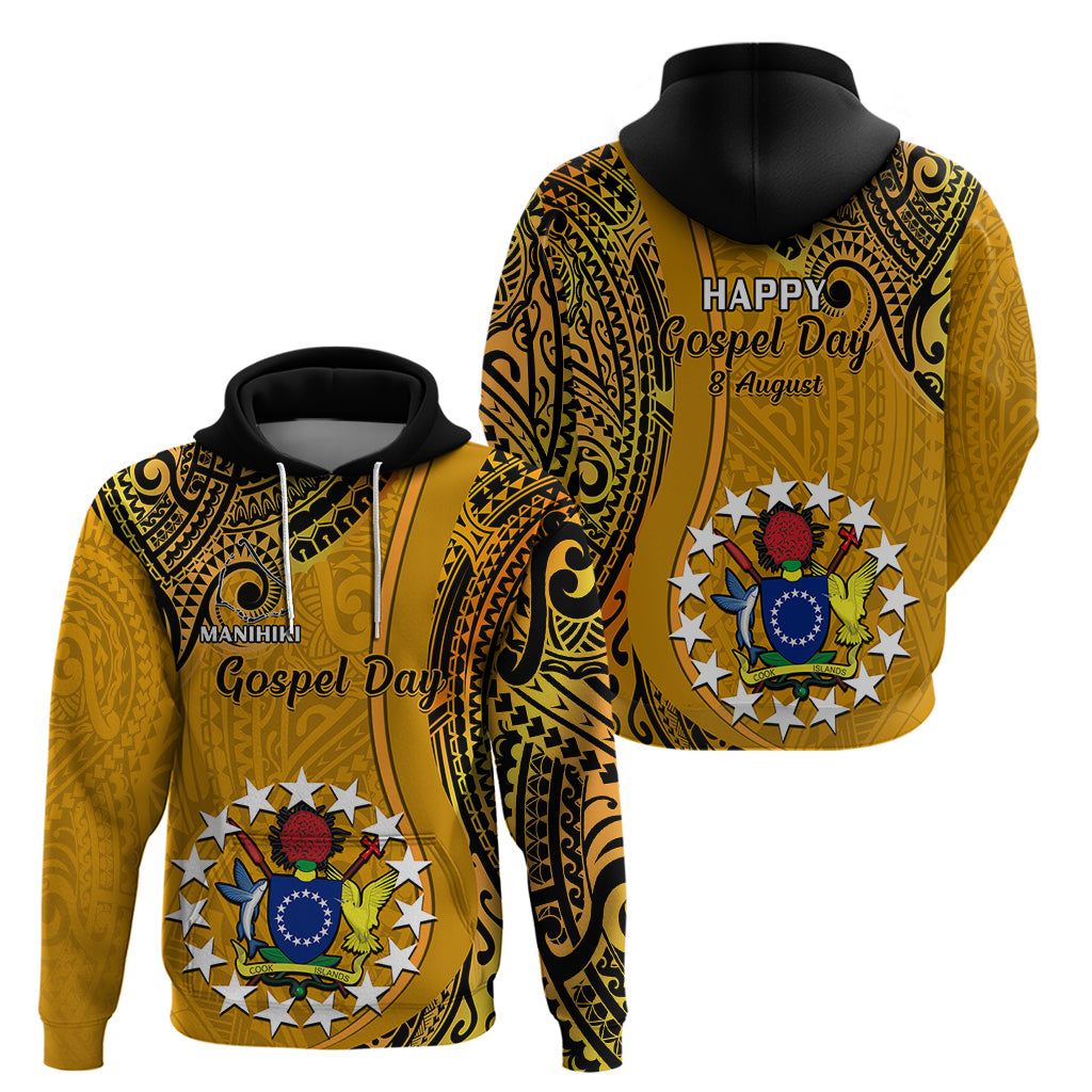 8 August  Manihiki Island Gospel Day Hoodie Cook Islands Tribal Pattern LT14