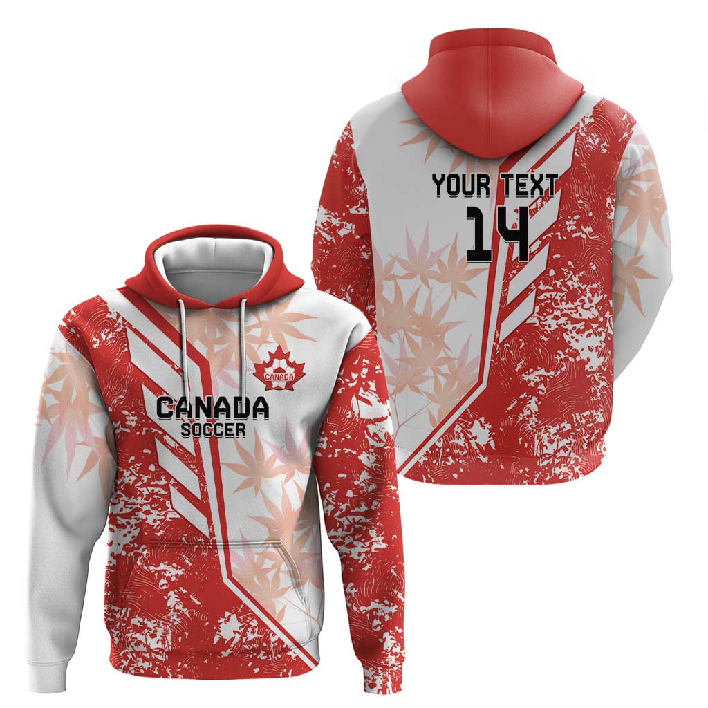 Custom Canada Soccer Hoodie Les Rouges Sporty Style LT14