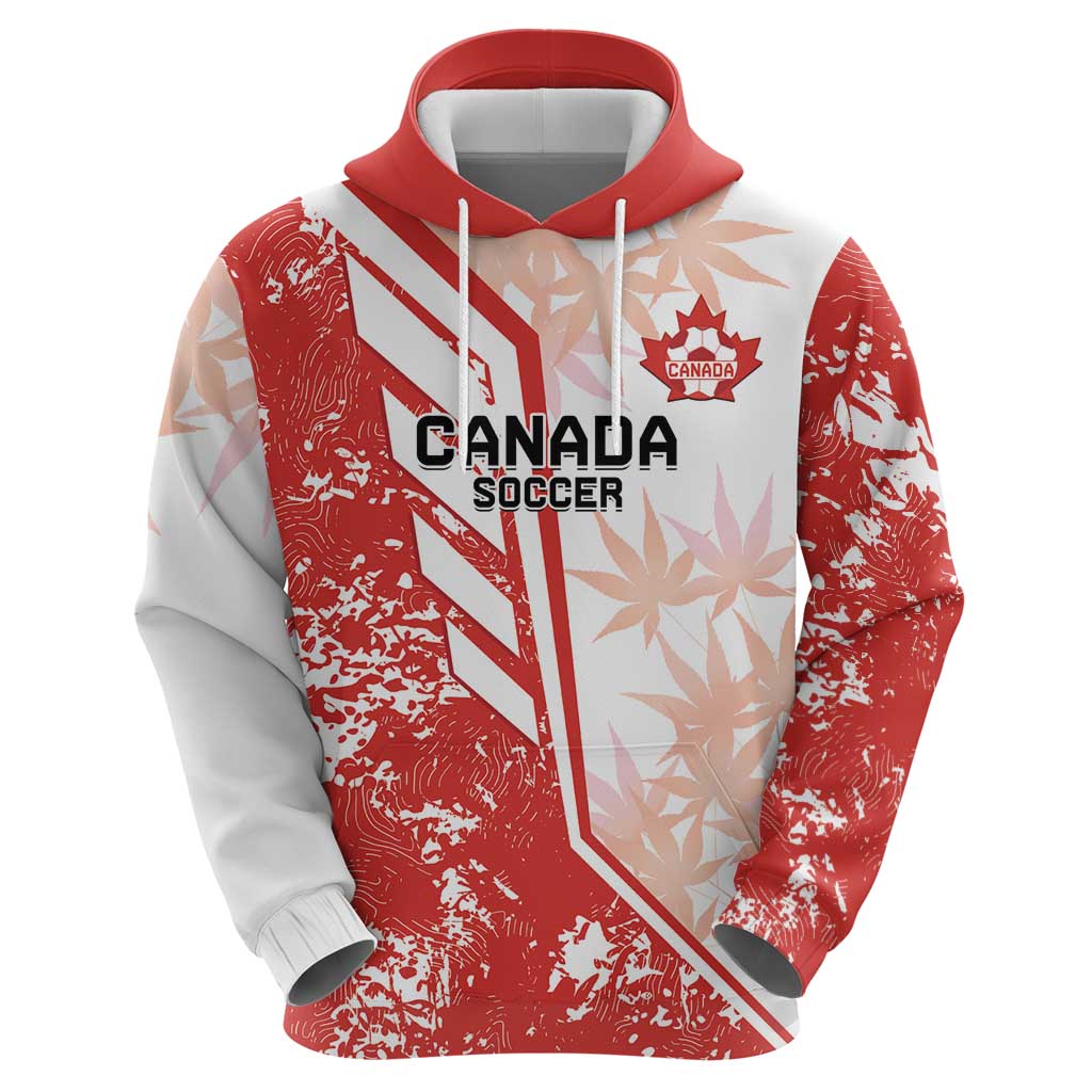 Custom Canada Soccer Hoodie Les Rouges Sporty Style LT14