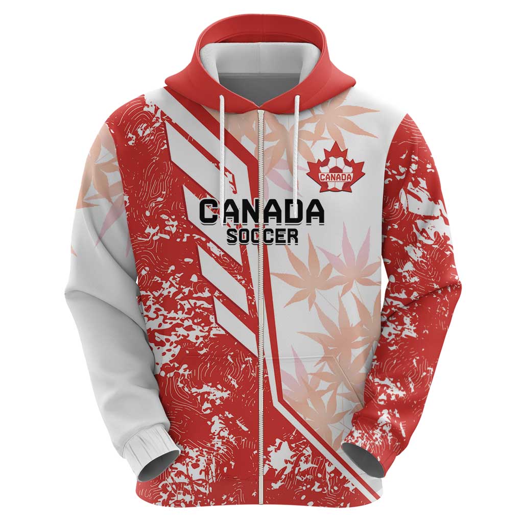 Custom Canada Soccer Hoodie Les Rouges Sporty Style LT14