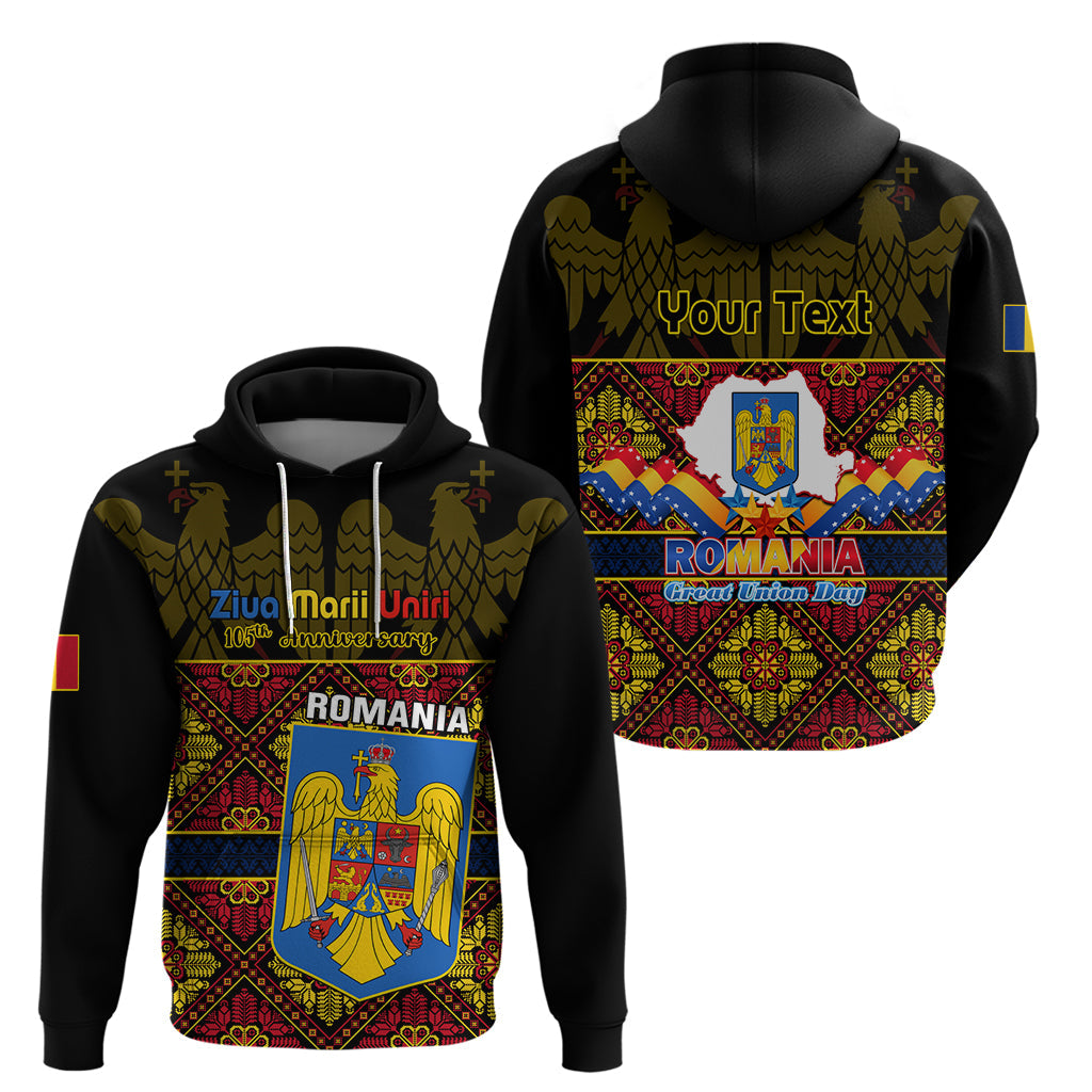 Personalised Romania Great Union Day Hoodie Ziua Marii Uniri 105th Anniversary LT14