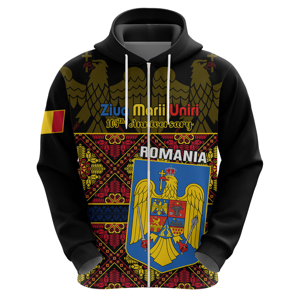 Personalised Romania Great Union Day Hoodie Ziua Marii Uniri 105th Anniversary LT14