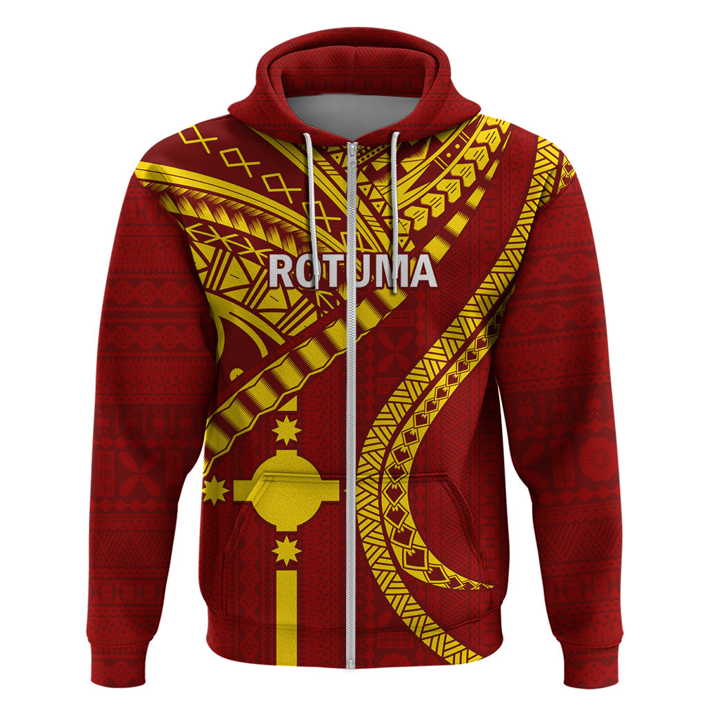 Personalised Fiji Rotuma Hoodie Fijian Tapa Pattern LT14