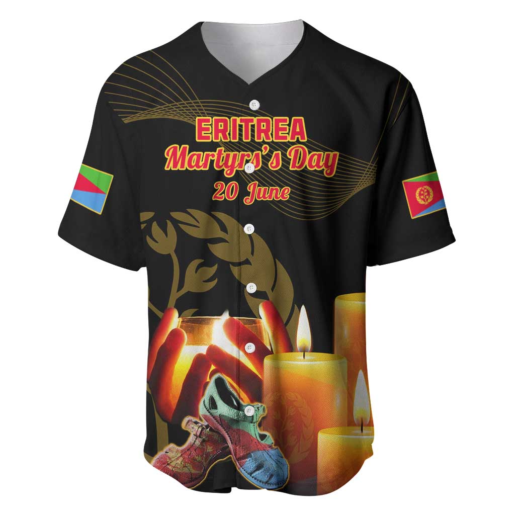 20 June Eritrea Martyrs Day Baseball Jersey Glory To Our Martyrs LT14