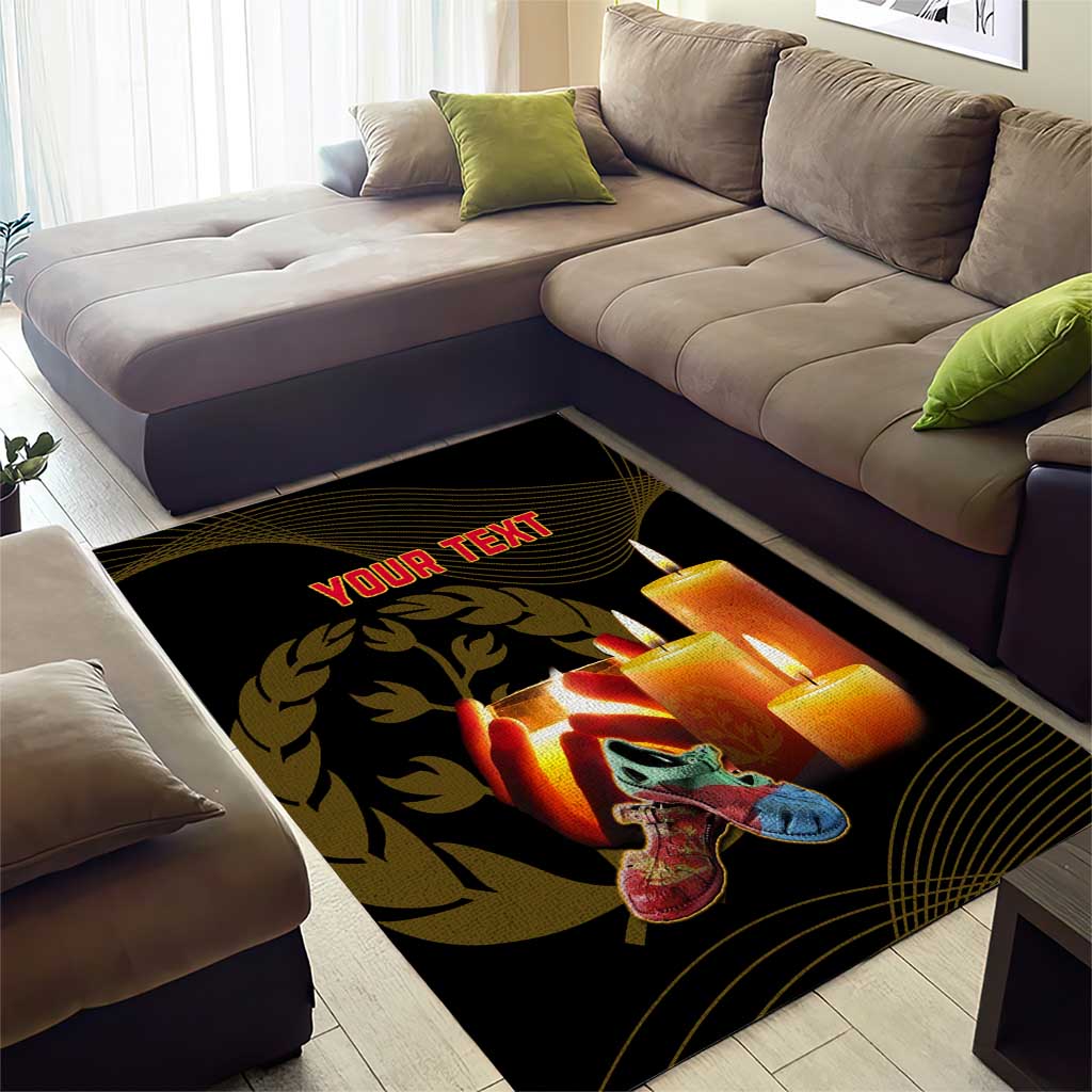 Personalised 20 June Eritrea Martyrs Day Area Rug Glory To Our Martyrs LT14
