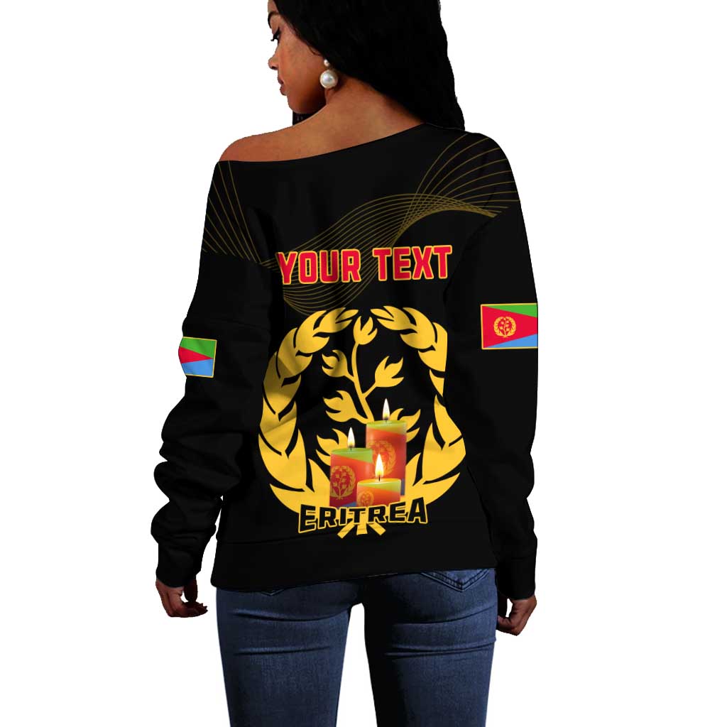 Personalised 20 June Eritrea Martyrs Day Off Shoulder Sweater Glory To Our Martyrs LT14