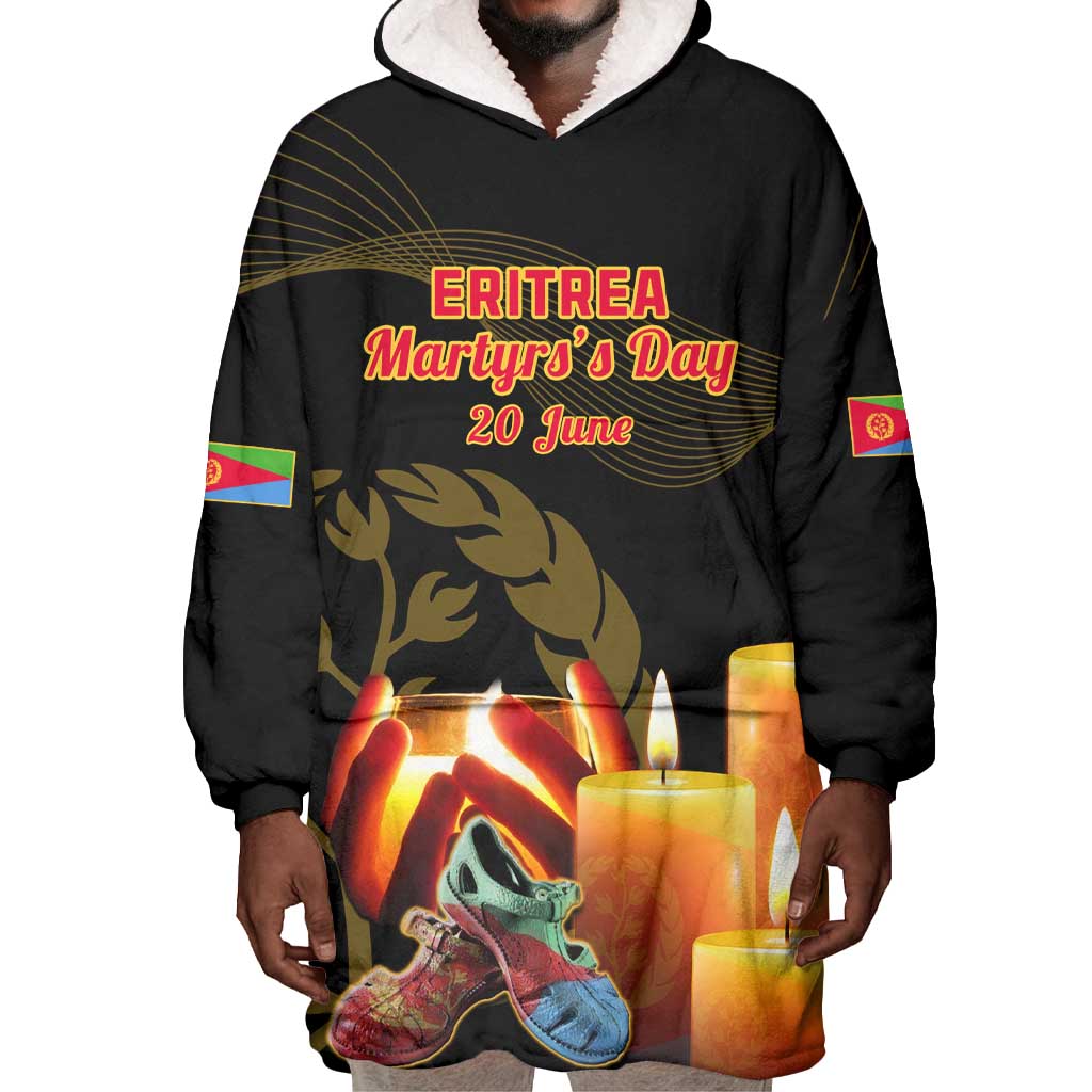 Personalised 20 June Eritrea Martyrs Day Wearable Blanket Hoodie Glory To Our Martyrs LT14