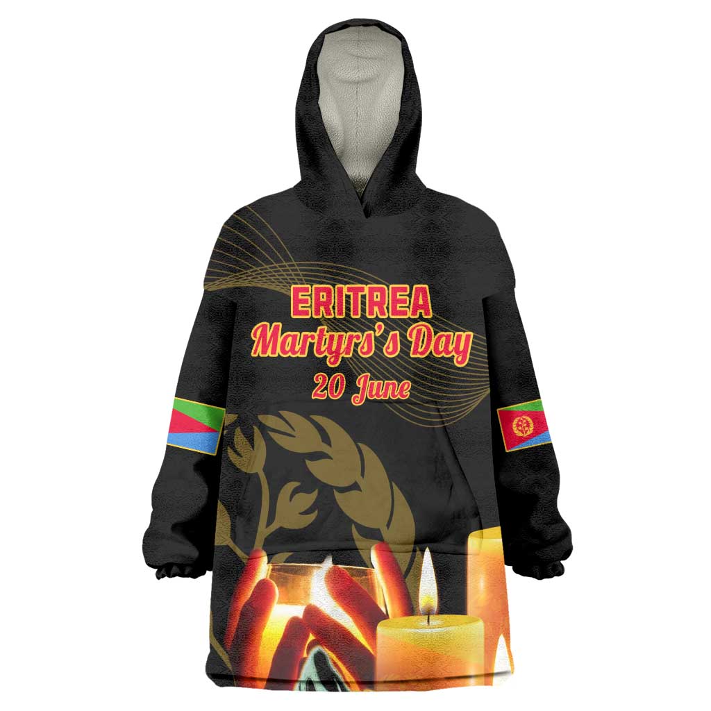 Personalised 20 June Eritrea Martyrs Day Wearable Blanket Hoodie Glory To Our Martyrs LT14