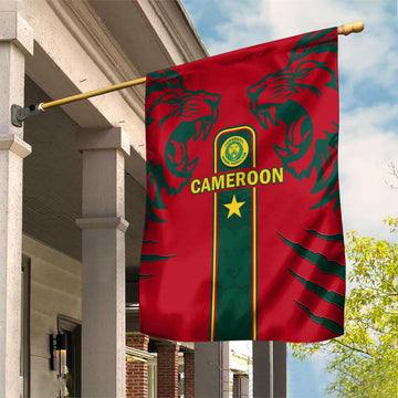 Cameroon Football Garden Flag 2024 African Nations Go Champions Lion Style LT14