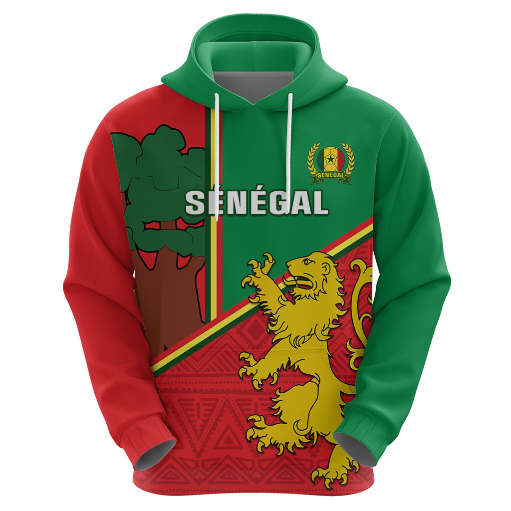 Senegal Football Hoodie 2024 Go Champions Lions De La Teranga LT14