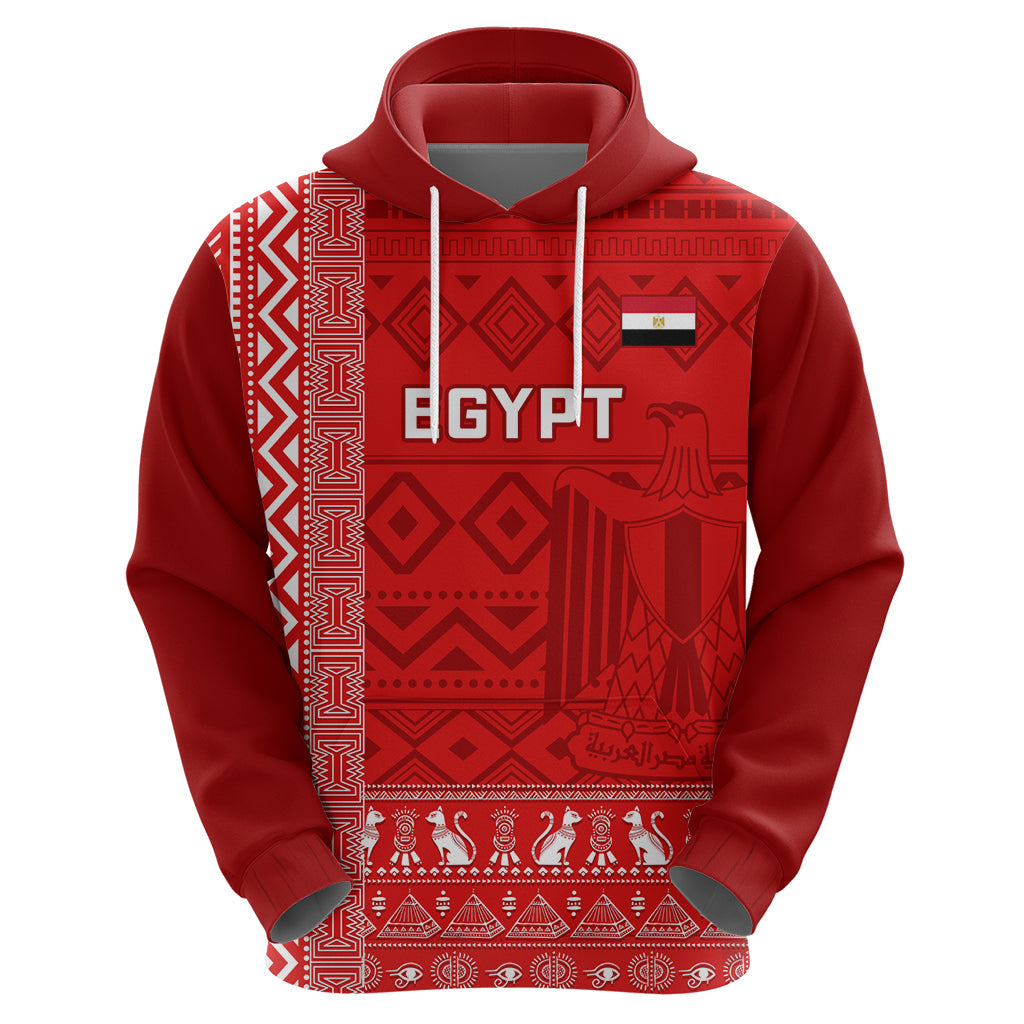 Egypt Football Hoodie 2024 Go Champions Pharaohs Egyptian Patterns LT14