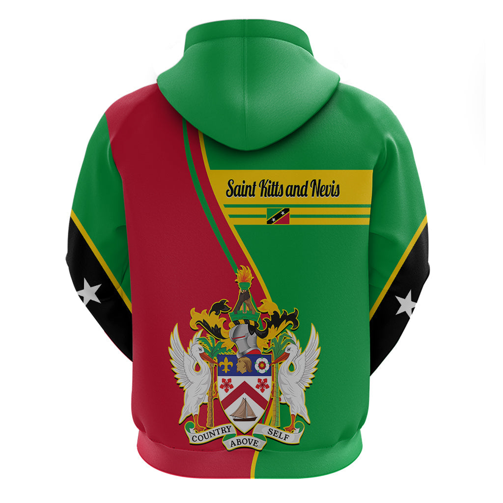 Saint Kitts and Nevis Hoodie Coat Of Arms Style LT14