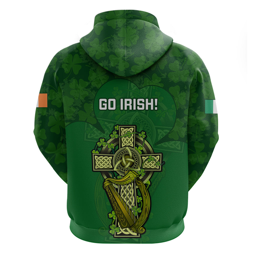 Ireland Rugby Hoodie 2023 Word Cup Celtic Cross Go Champions Irish LT14