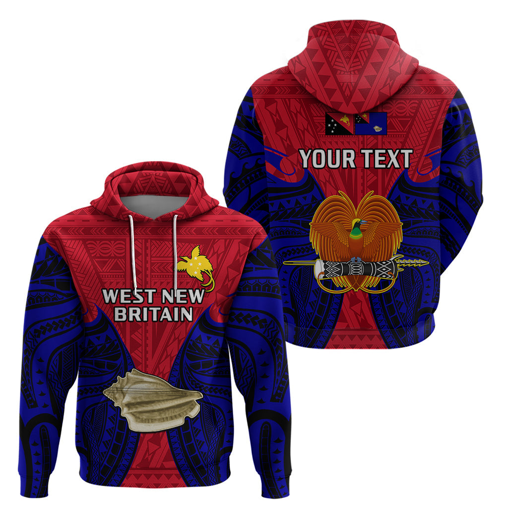 Custom Papua New Guinea Hoodie West New Britain Province Mix Coat Of Arms Polynesian Art LT14