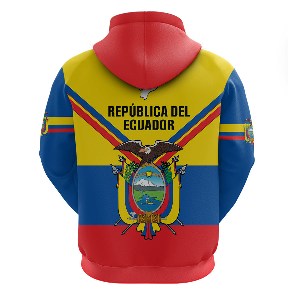 Ecuador Hoodie Ecuadorian Coat Of Arms Yellow Version LT14