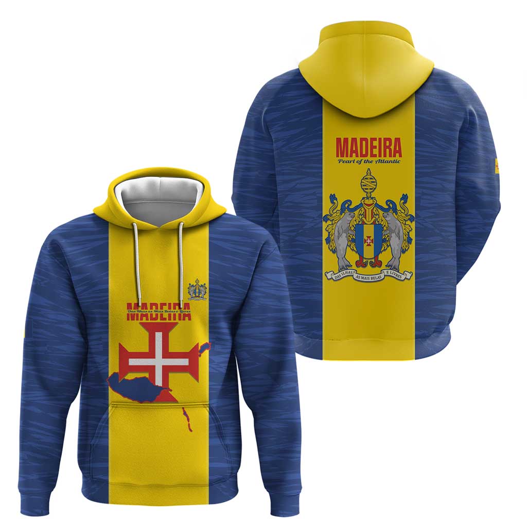Madeira Day Hoodie Pearl of the Atlantic Flag Style LT14