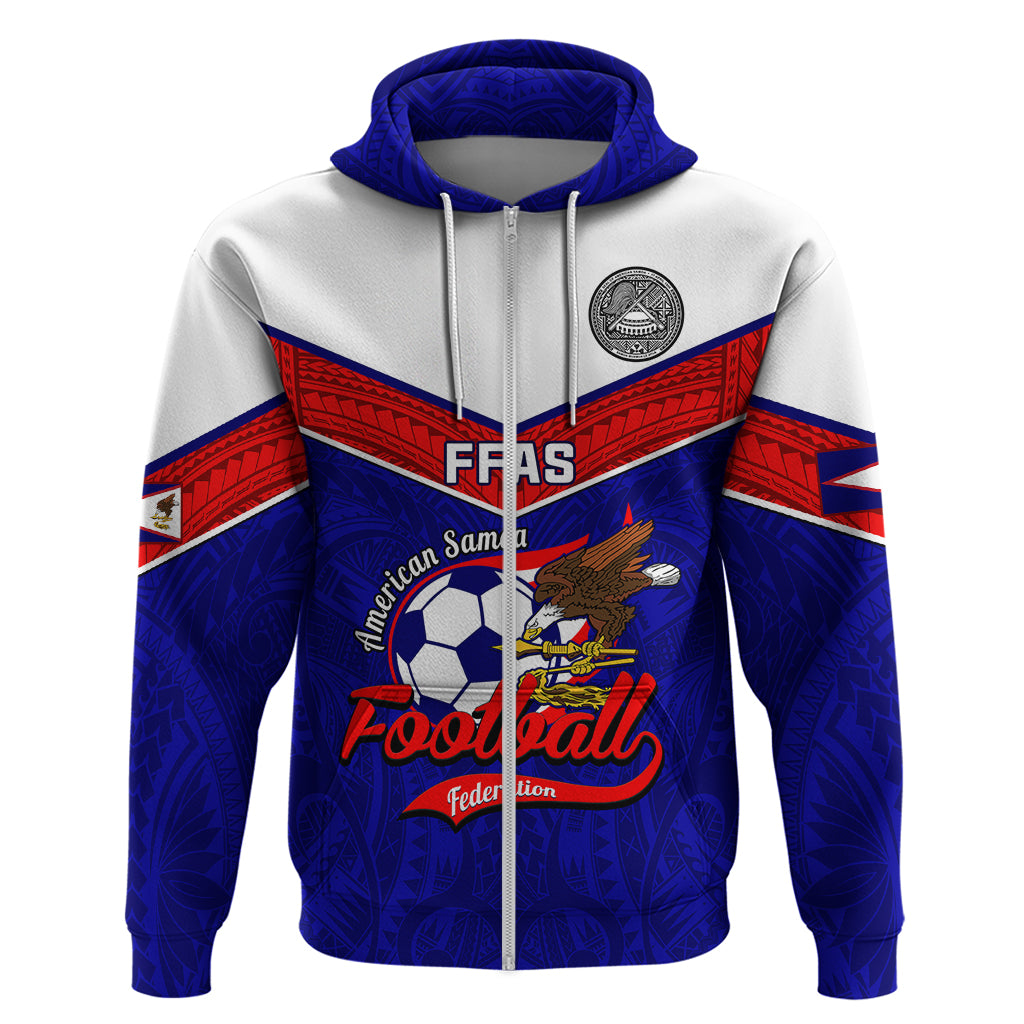 Personalised American Samoa Football Hoodie Polynesian Sporty Style LT14