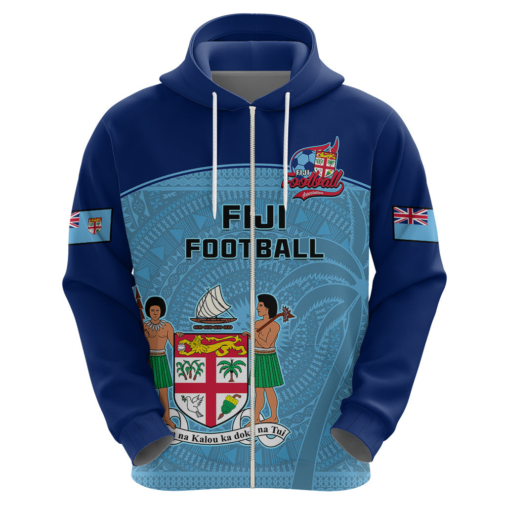 Fiji Football Hoodie Fijian Tapa Pattern Sporty Style LT14