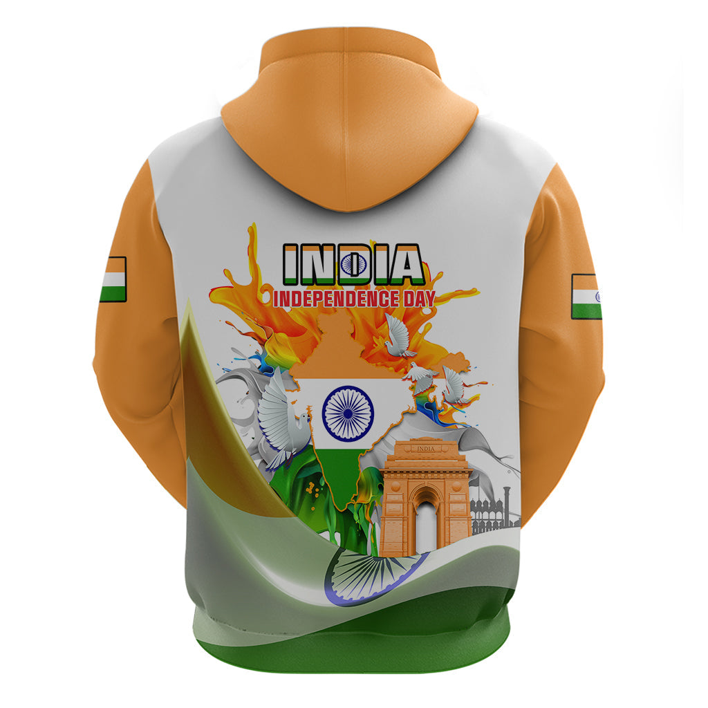 India Hoodie Swatantra Diwas Happy Indian Independence Day LT14