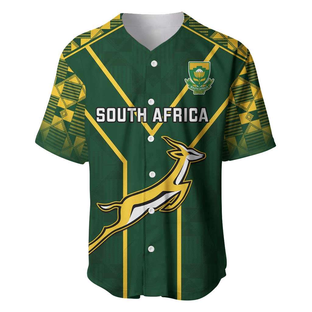 South Africa Rugby Baseball Jersey Go Champions Springboks LT14