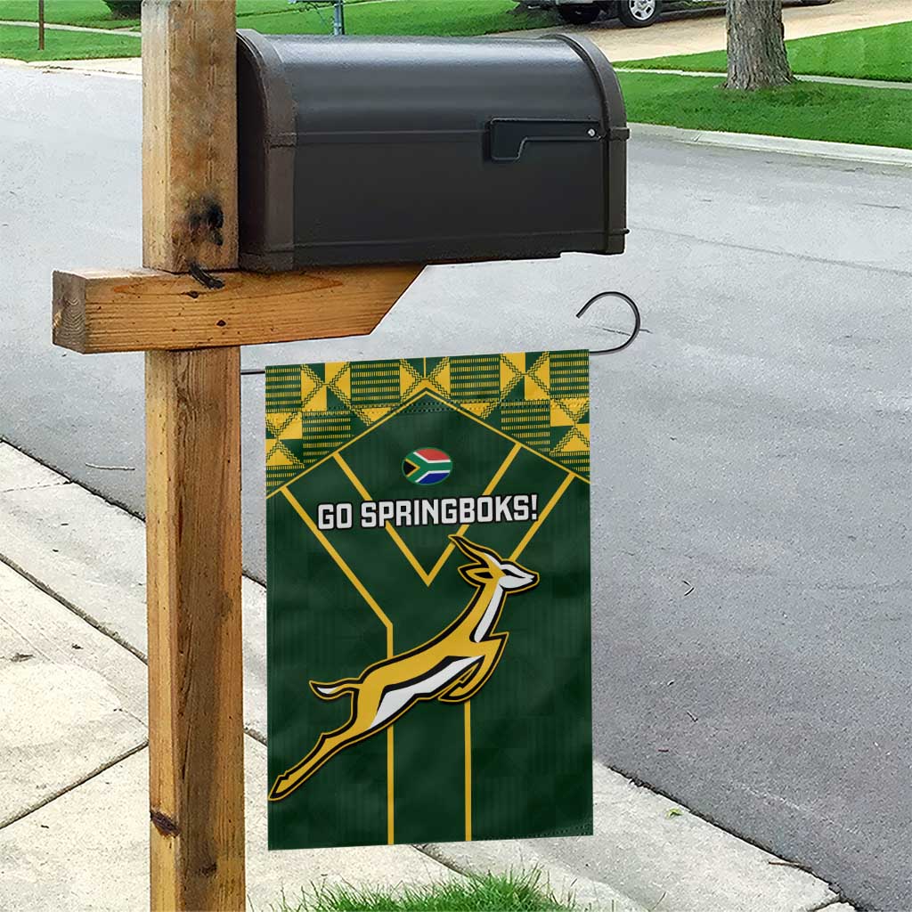 South Africa Rugby Garden Flag Go Champions Springboks LT14
