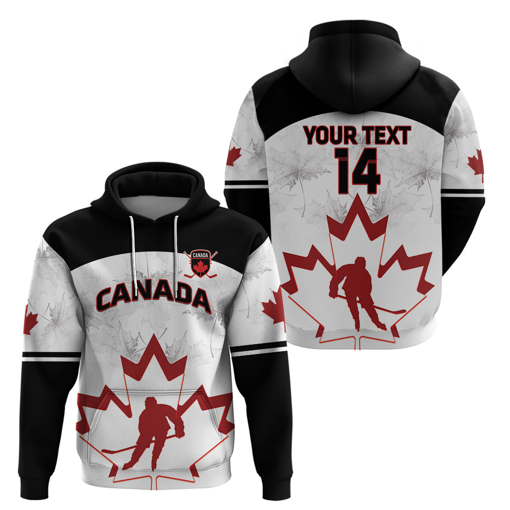 Custom Canada Hockey Hoodie 2024 Go Maple Leaf LT14