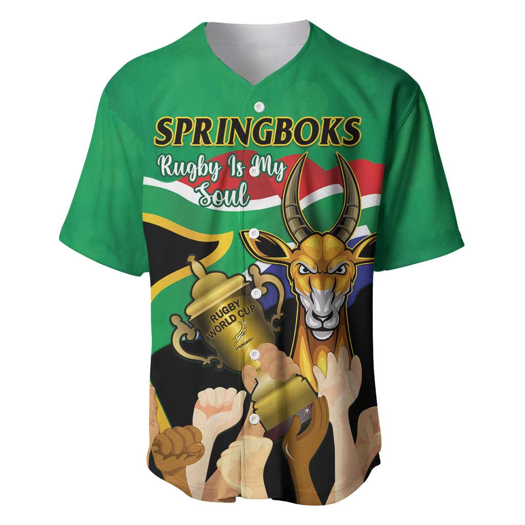 South Africa Special Holiday Baseball Jersey Springboks Champions Celebration Rugby Is My Soul LT14