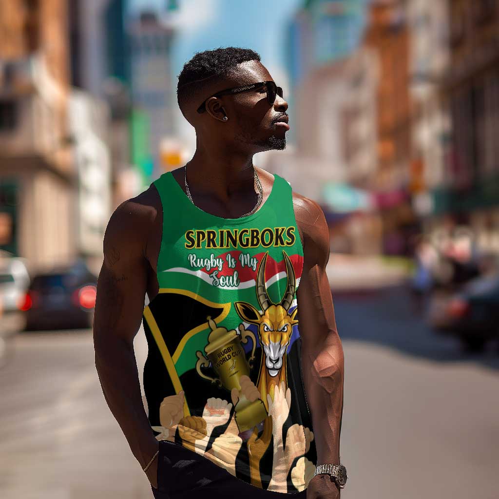 South Africa Special Holiday Men Tank Top Springboks Champions Celebration Rugby Is My Soul LT14