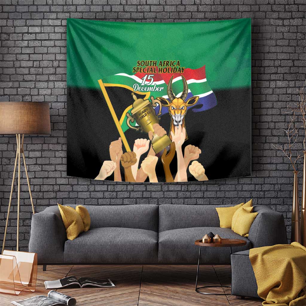 South Africa Special Holiday Tapestry Springboks Champions Celebration Rugby Is My Soul LT14