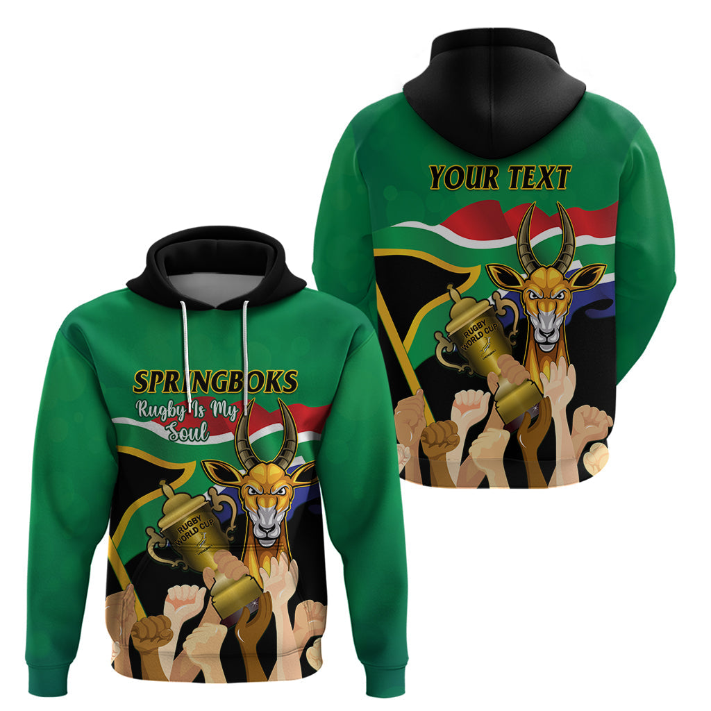 Personalised South Africa Special Holiday Hoodie Springboks Champions Celebration Rugby Is My Soul LT14