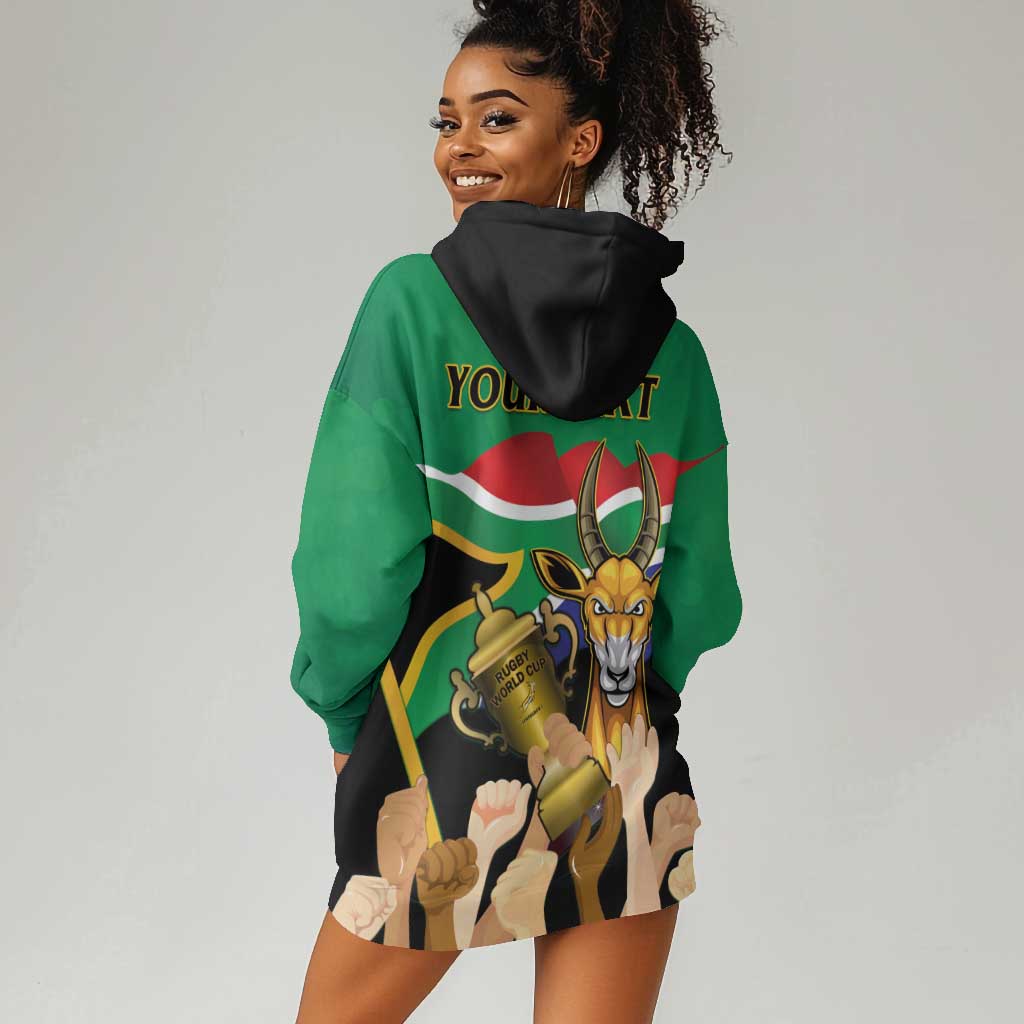 Personalised South Africa Special Holiday Hoodie Dress Springboks Champions Celebration Rugby Is My Soul LT14