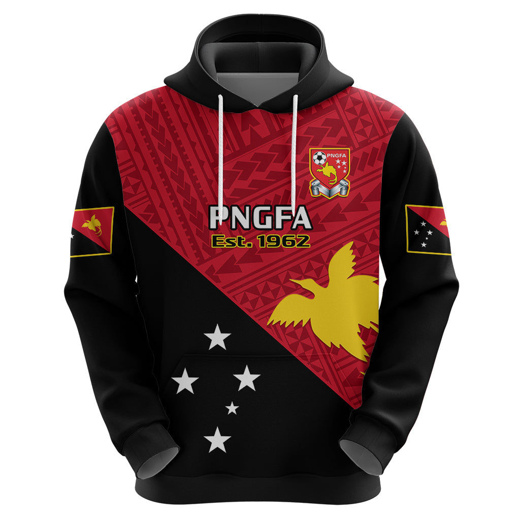 Personalised Papua New Guinea Football Hoodie Go PNG Polynesian Pattern Sporty Style LT14