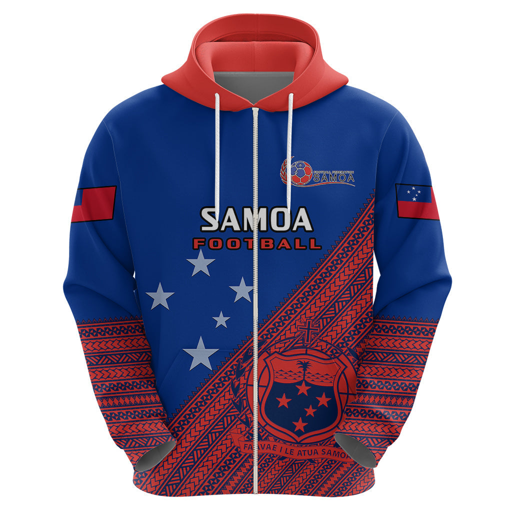 Samoa Football Hoodie Samoan Coat Of Arm Polynesian Sporty Style LT14