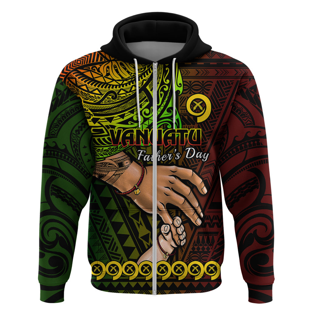 Polynesian Pride Father Day Vanuatu Hoodie I Love You Dad Reggae Version LT14