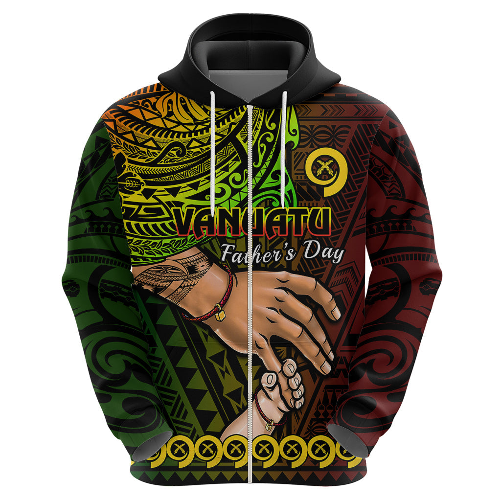 Polynesian Pride Father Day Vanuatu Hoodie I Love You Dad Reggae Version LT14