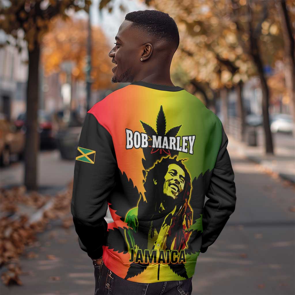 Afro Jamaica Legend Bob Sweatshirt The King Of Reggae LT14