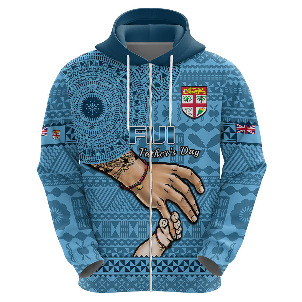 Polynesian Pride Father Day Fiji Hoodie I Love You Dad Fijian Tapa Pattern LT14