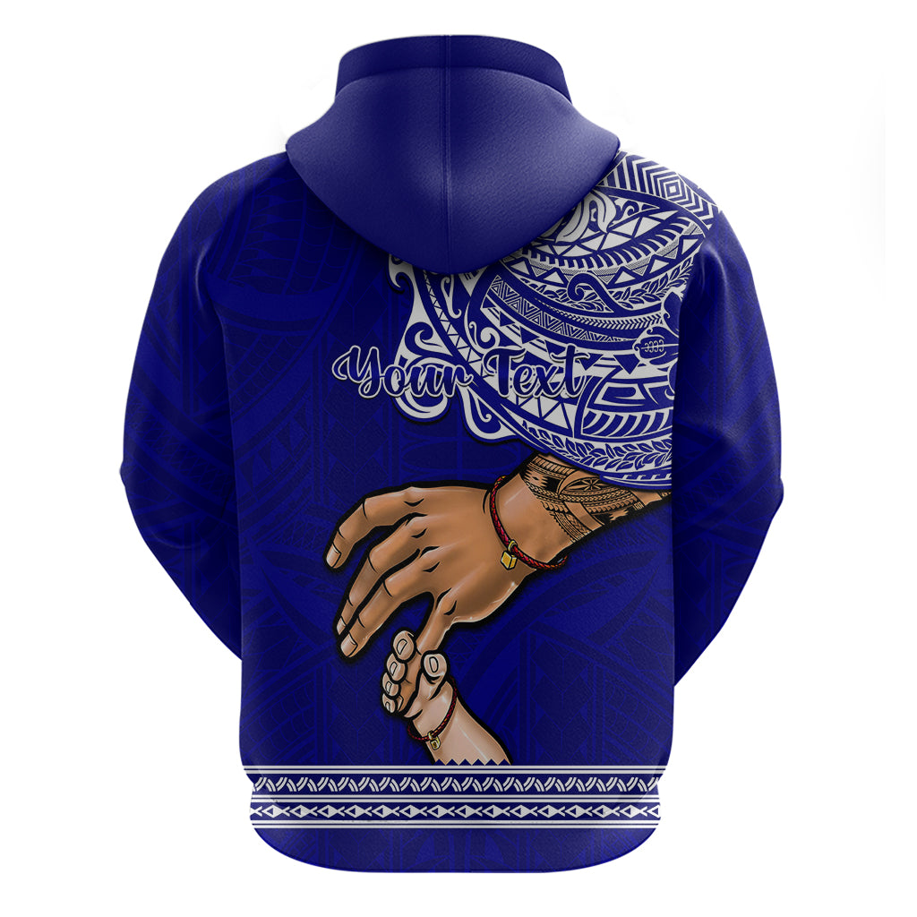 Personalised Father Day American Samoa Hoodie I Love You Dad LT14