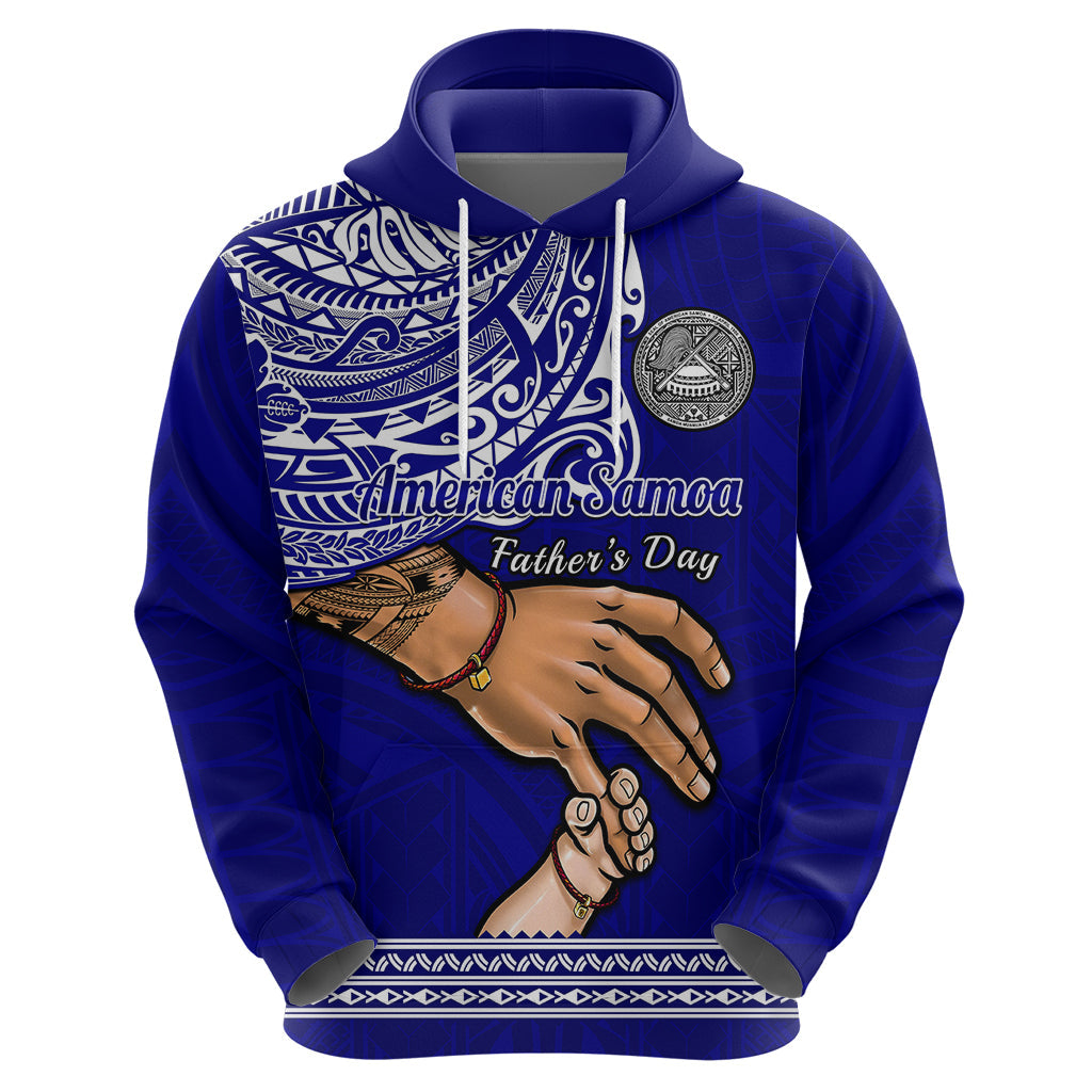 Personalised Father Day American Samoa Hoodie I Love You Dad LT14
