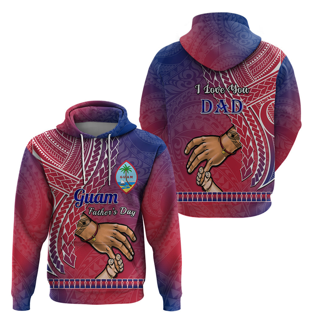 Polynesian Pride Father Day Guam Hoodie I Love You Dad Guaman Latte Stone LT14