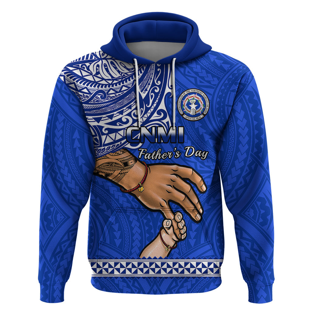 Personalised Father Day Northern Mariana Islands Hoodie CNMI I Love You Dad LT14