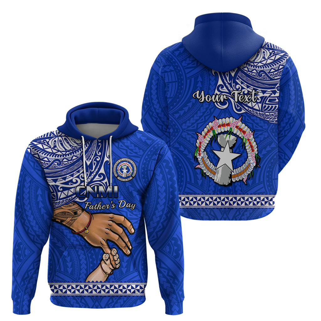 Personalised Father Day Northern Mariana Islands Hoodie CNMI I Love You Dad LT14