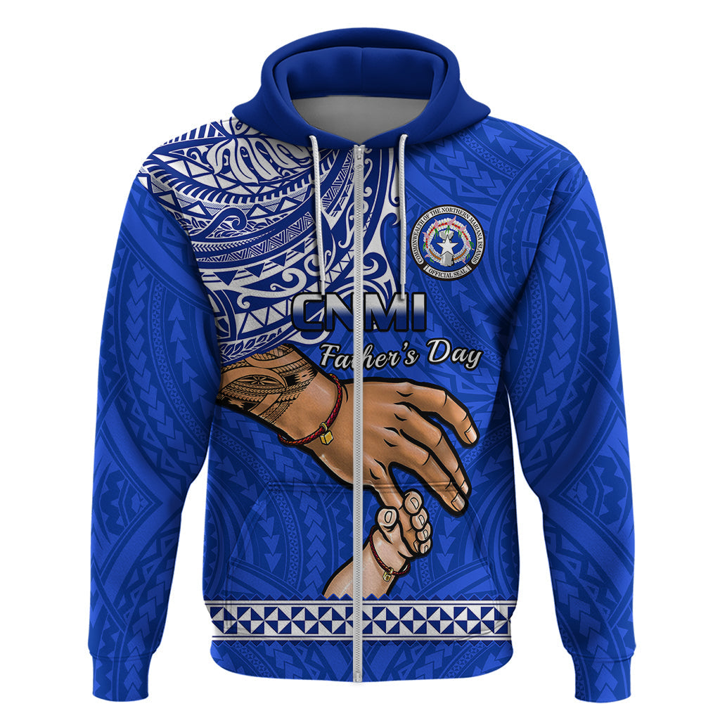 Personalised Father Day Northern Mariana Islands Hoodie CNMI I Love You Dad LT14
